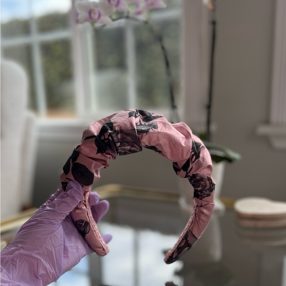 RED VALENTINO Pink Floral Headband